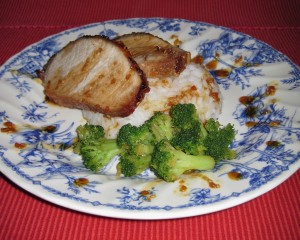Teriyaki pork roast