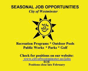 Westminster job opportunities